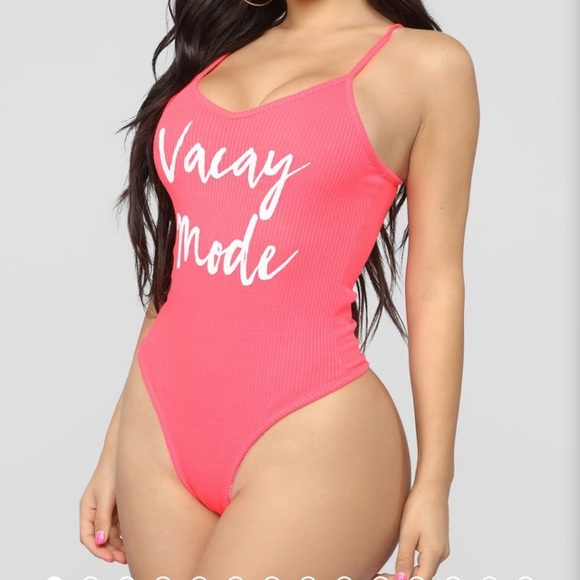 Fashion Nova Tops - Vacay Mode Bodysuit